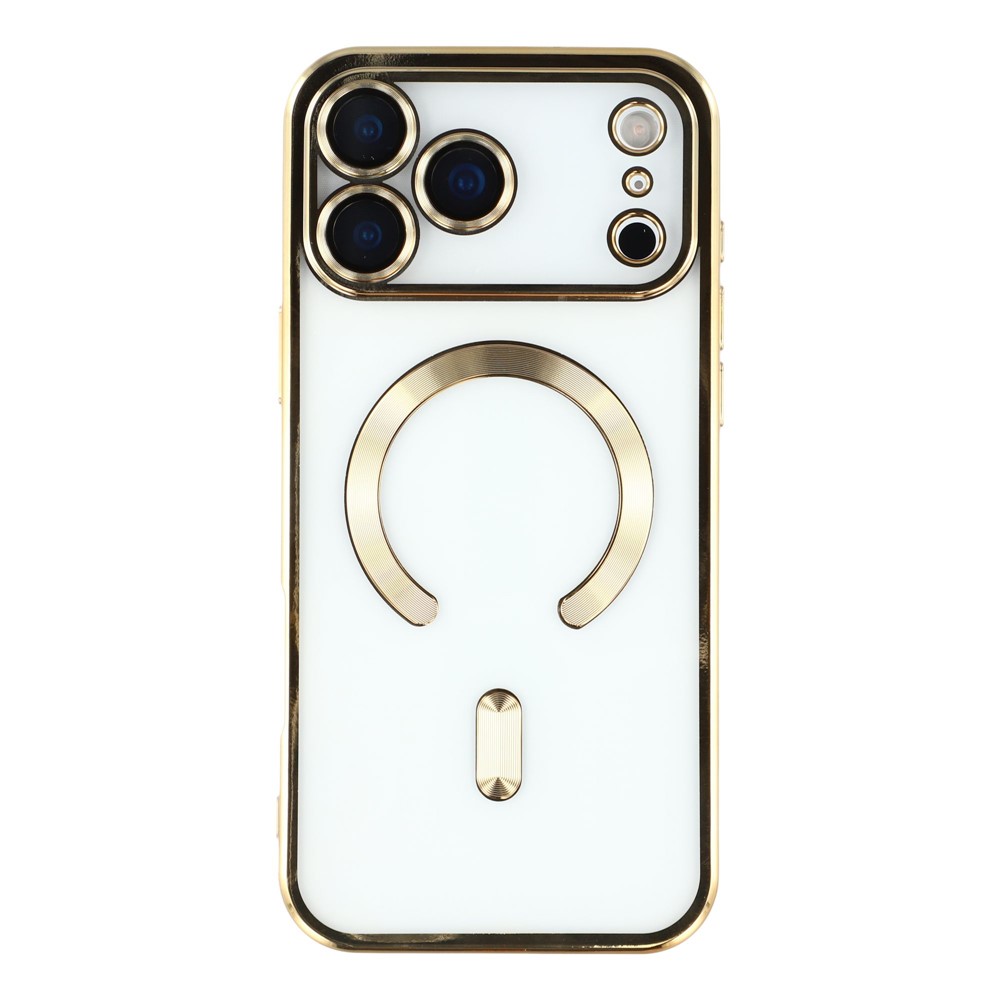  iPhone 17 Pro Max Skal MagSafe Electroplated TPU Guld