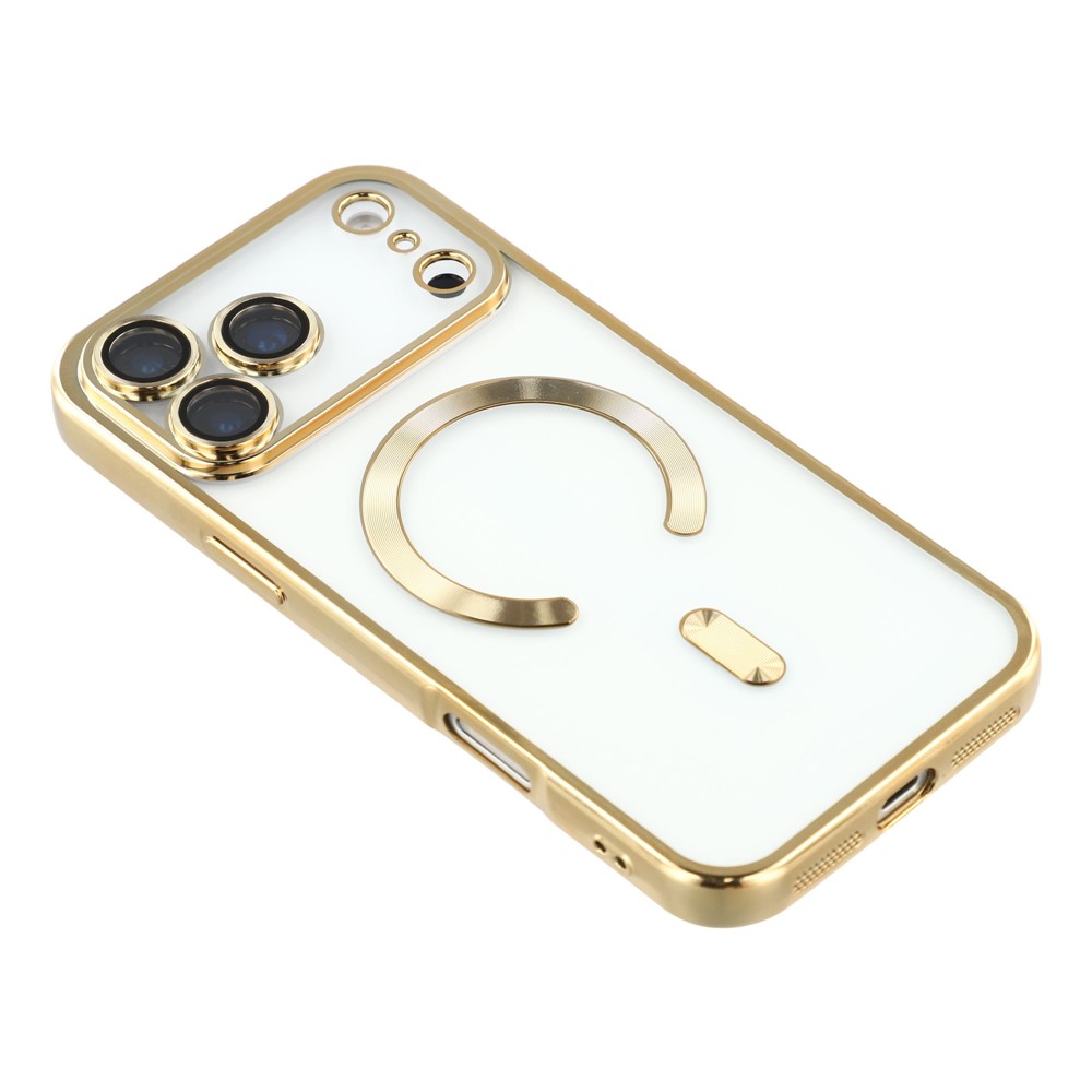  iPhone 17 Pro Max Skal MagSafe Electroplated TPU Guld