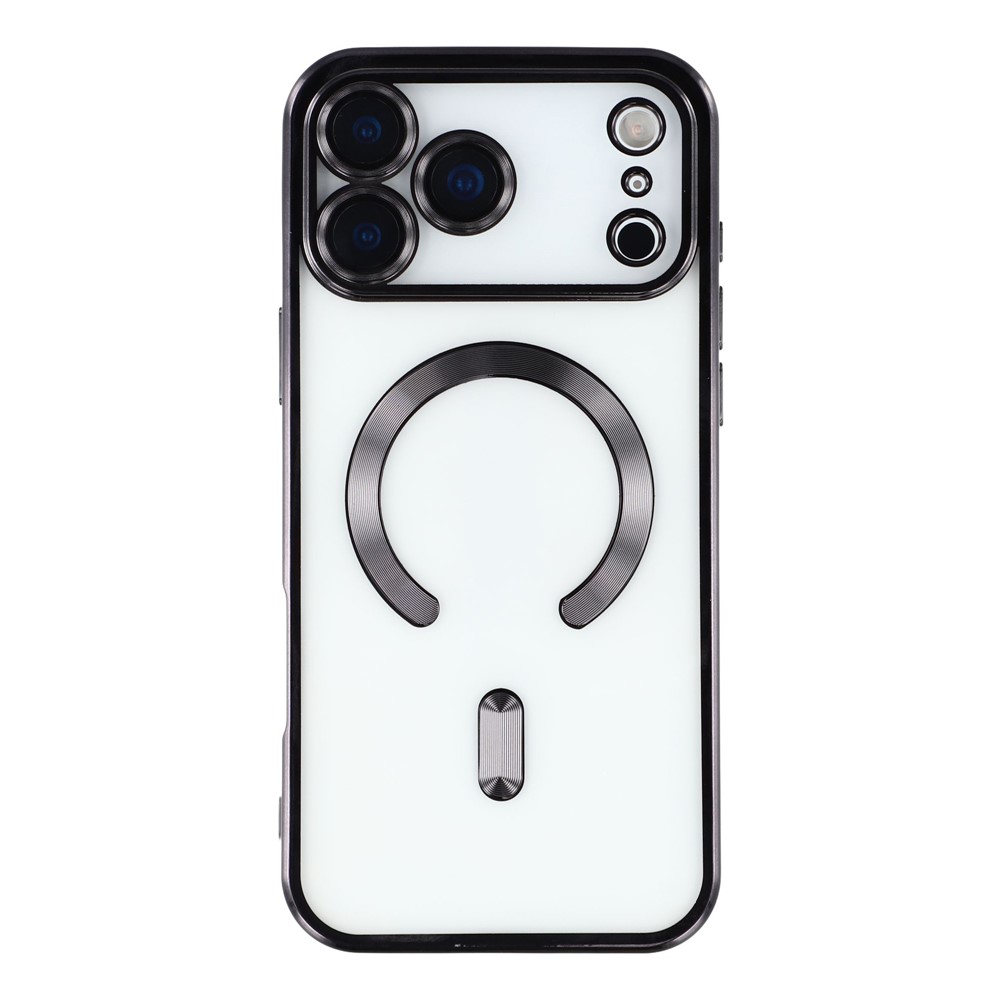  iPhone 17 Pro Max Skal MagSafe Electroplated TPU Svart