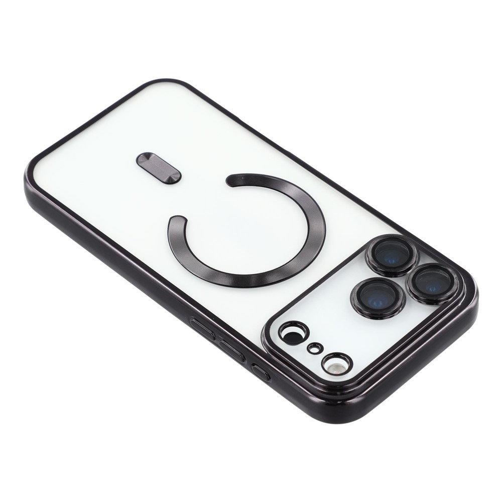  iPhone 17 Pro Max Skal MagSafe Electroplated TPU Svart
