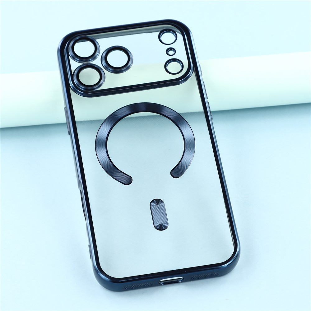  iPhone 17 Pro Skal MagSafe Electroplated TPU Blå