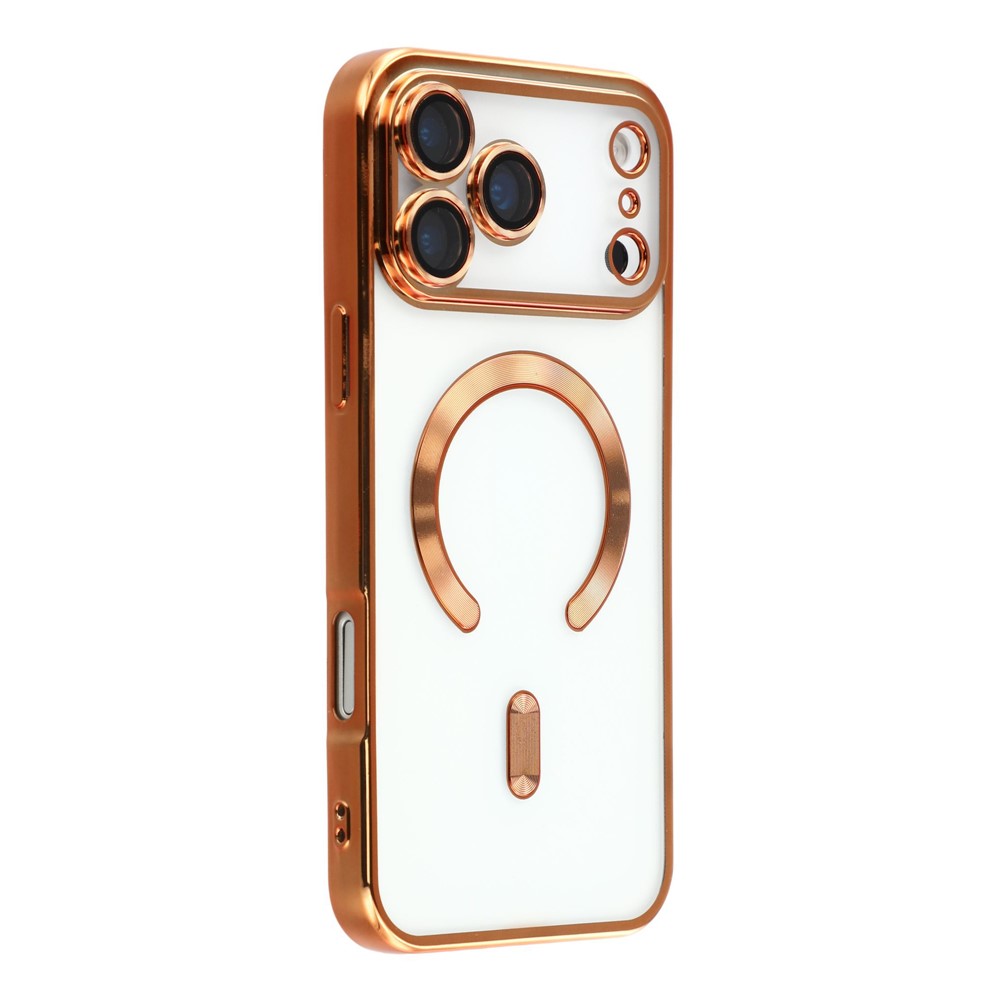  iPhone 17 Pro Skal MagSafe Electroplated TPU Koppar
