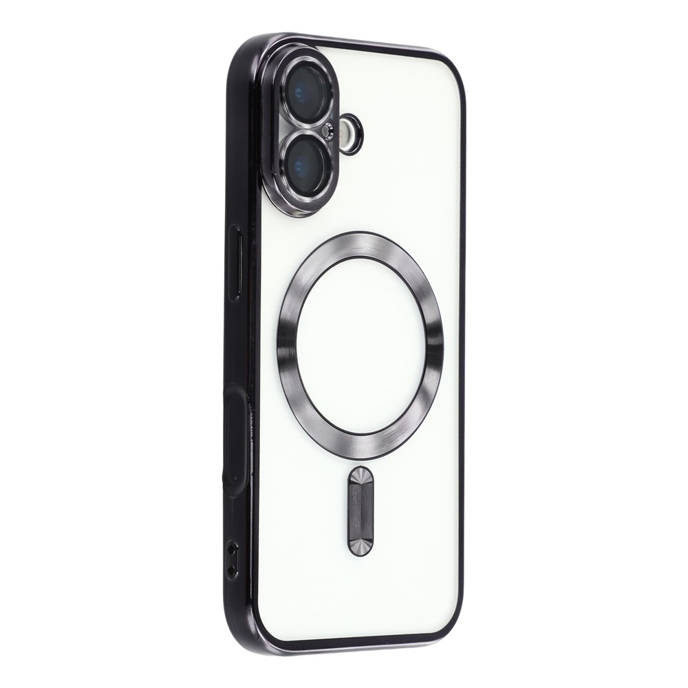  iPhone 17 Skal MagSafe Electroplated TPU Svart