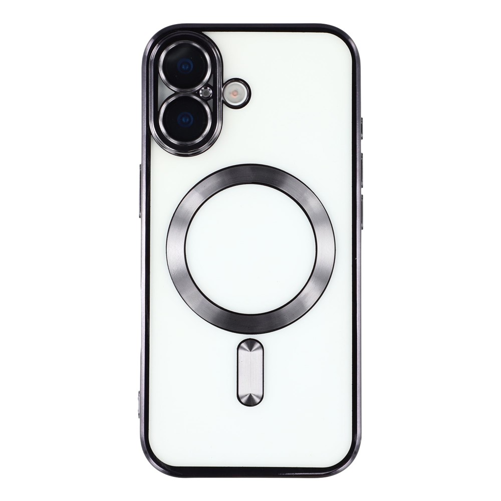  iPhone 17 Skal MagSafe Electroplated TPU Svart