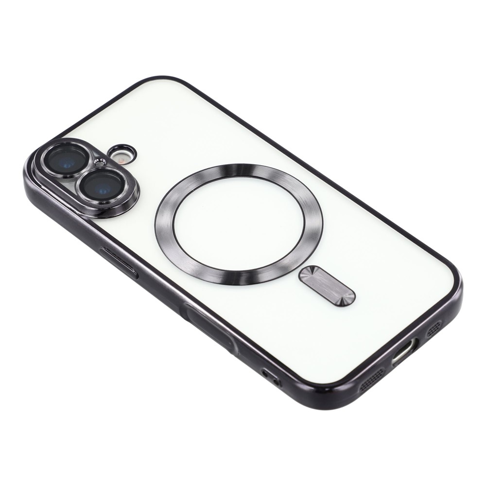  iPhone 17 Skal MagSafe Electroplated TPU Svart