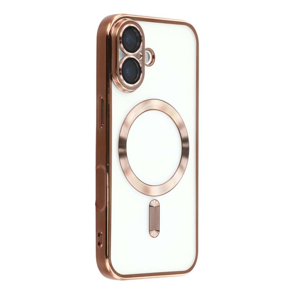  iPhone 17 Skal MagSafe Electroplated TPU Koppar