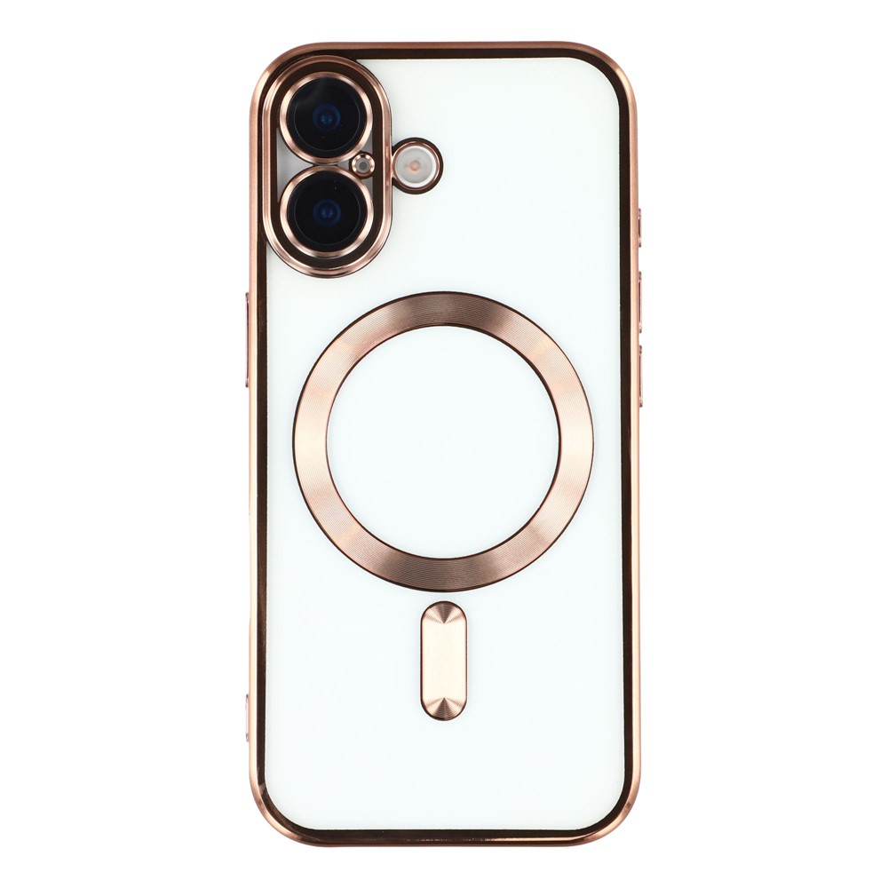  iPhone 17 Skal MagSafe Electroplated TPU Koppar