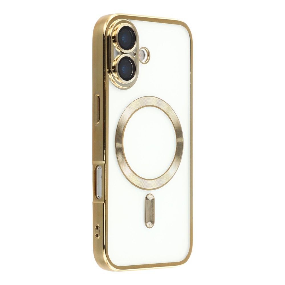  iPhone 17 Skal MagSafe Electroplated TPU Guld