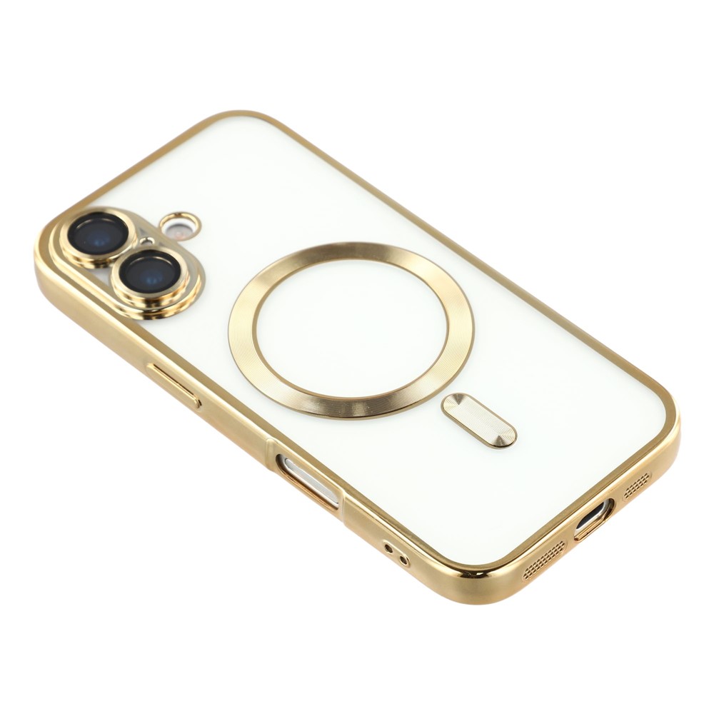  iPhone 17 Skal MagSafe Electroplated TPU Guld