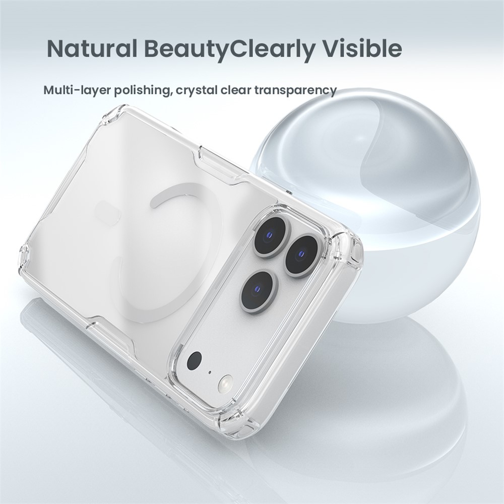 NILLKIN NILLKIN iPhone 17 Pro Max Skal MagSafe Nature Pro Svart