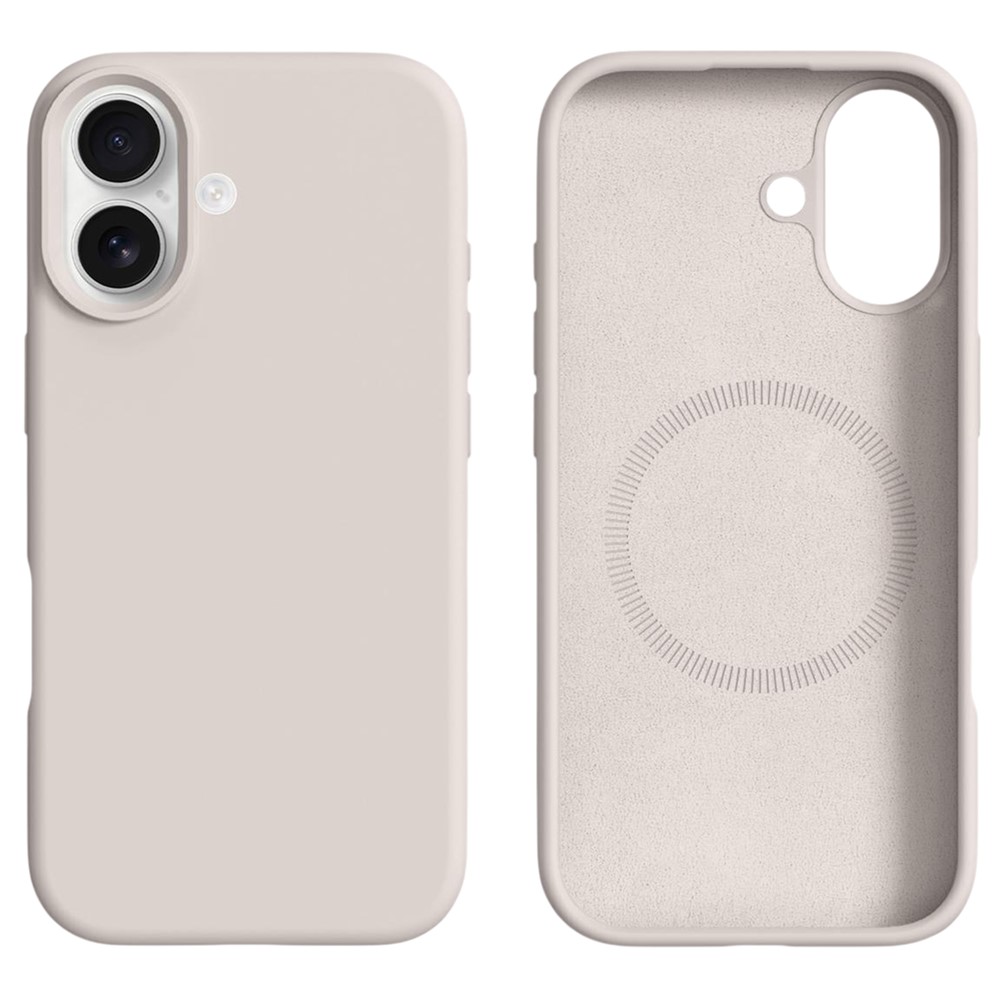  iPhone 17 Skal MagSafe Liquid Silikon Beige