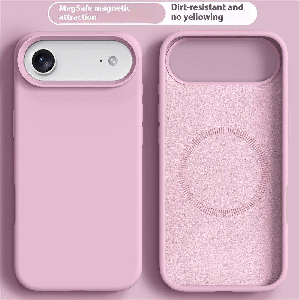  iPhone Air Skal MagSafe Liquid Silikon Rosa