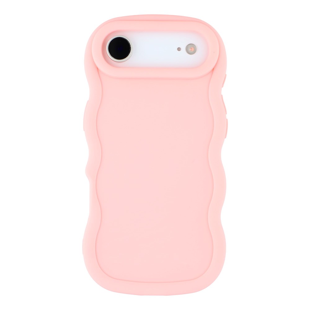  iPhone Air Mobilskal Wavy Ljus Rosa