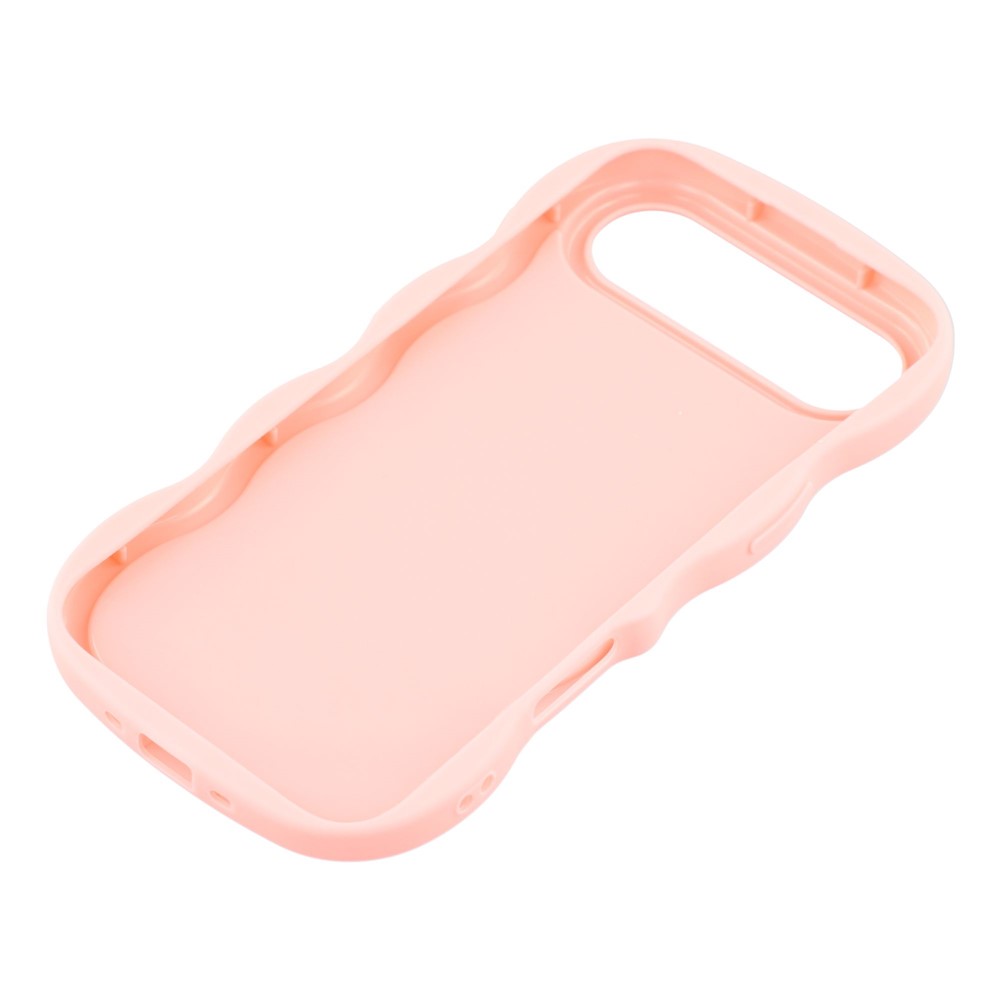  iPhone Air Mobilskal Wavy Ljus Rosa