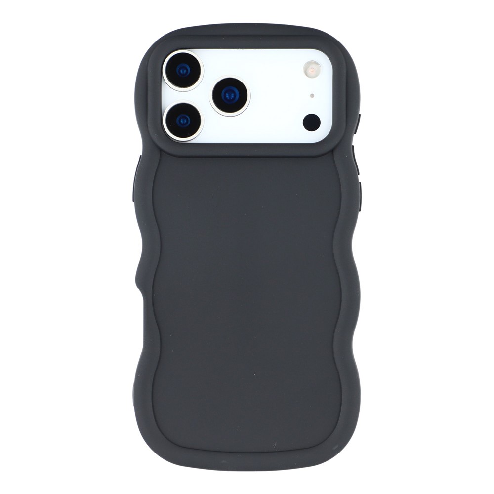  iPhone 17 Pro Max Mobilskal Wavy Svart