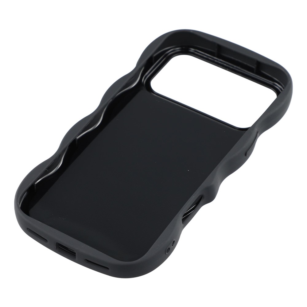  iPhone 17 Pro Max Mobilskal Wavy Svart