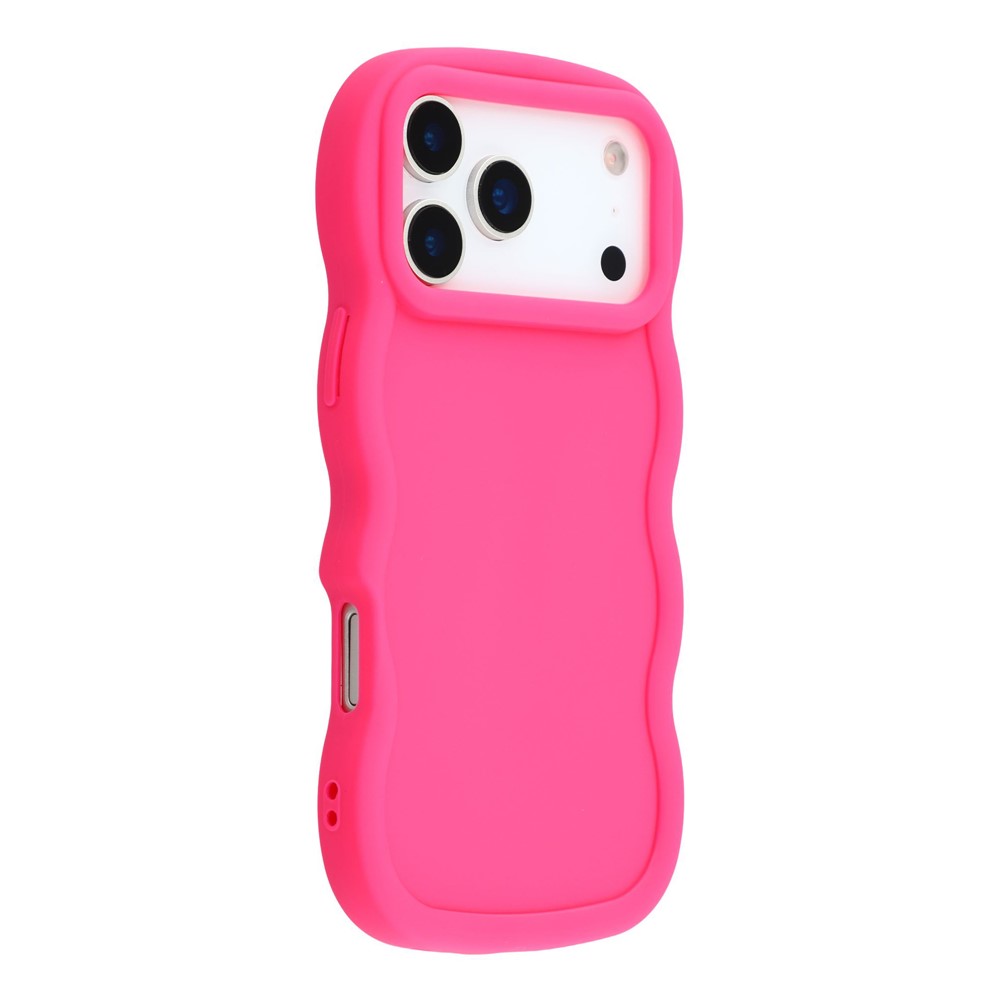  iPhone 17 Pro Max Mobilskal Wavy Rosa