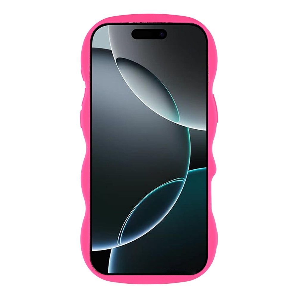  iPhone 17 Pro Max Mobilskal Wavy Rosa