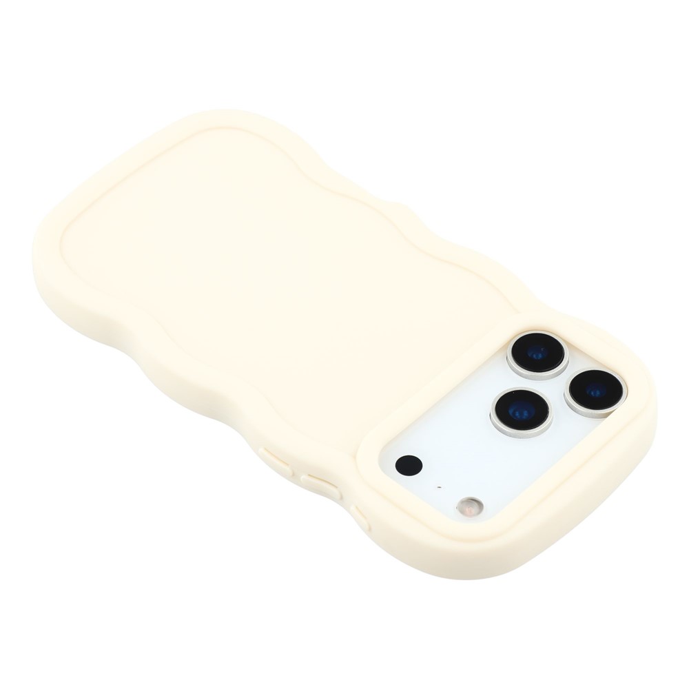  iPhone 17 Pro Max Mobilskal Wavy Off White