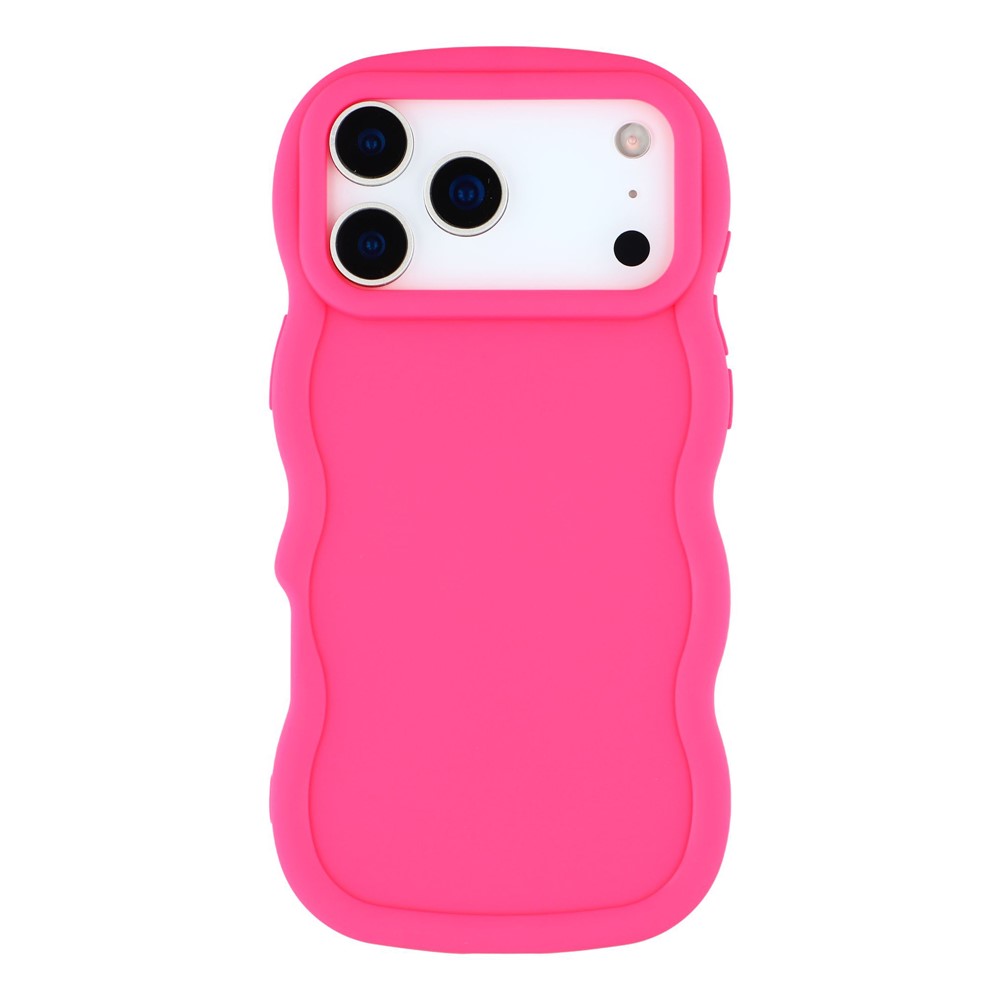  iPhone 17 Pro Mobilskal Wavy Rosa