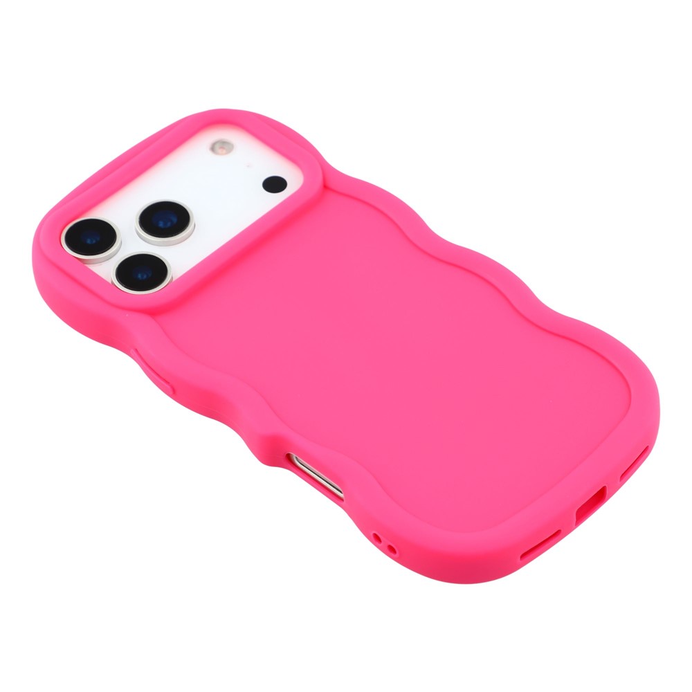  iPhone 17 Pro Mobilskal Wavy Rosa