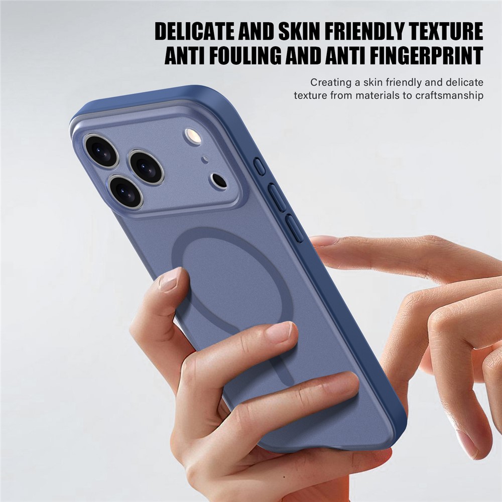  iPhone 17 Pro Skal MagSafe Skin Feel Frosted Grön