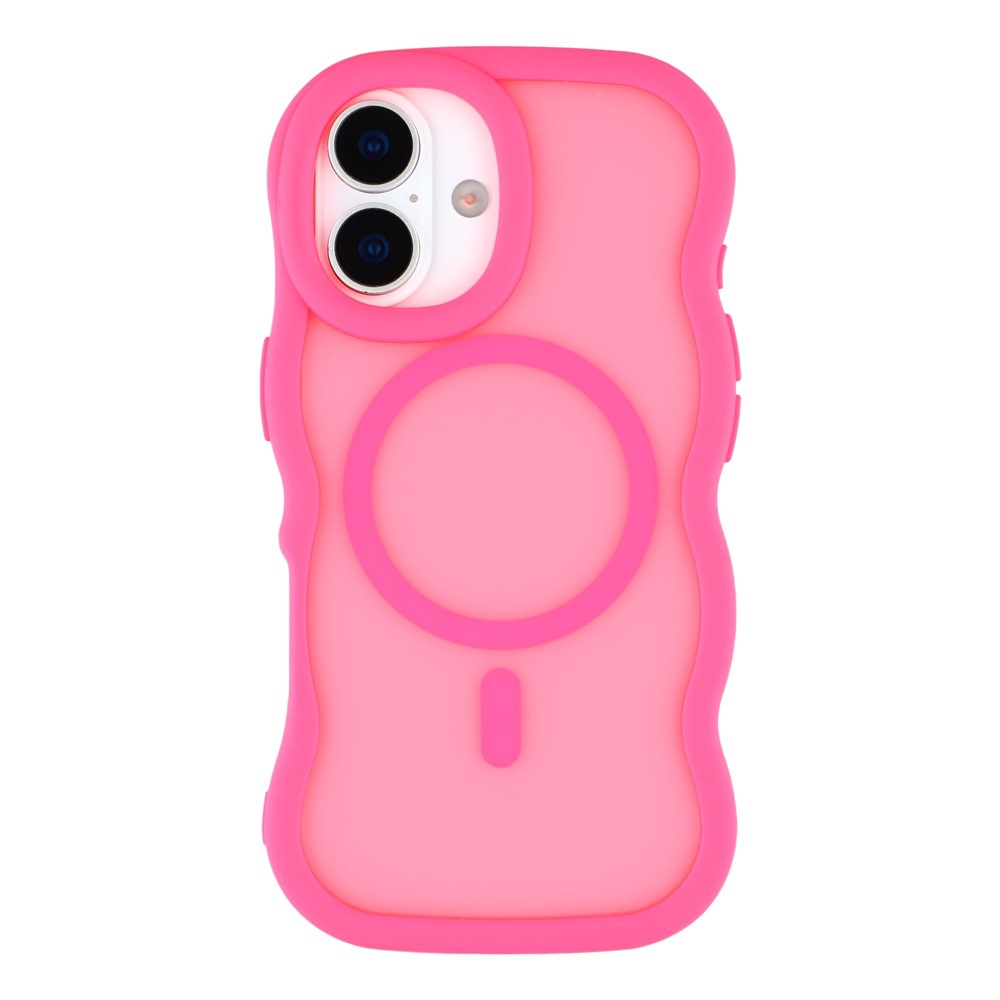  iPhone 17 Skal MagSafe Wavy Matt Rosa