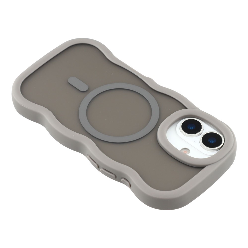  iPhone 17 Skal MagSafe Wavy Matt Grå