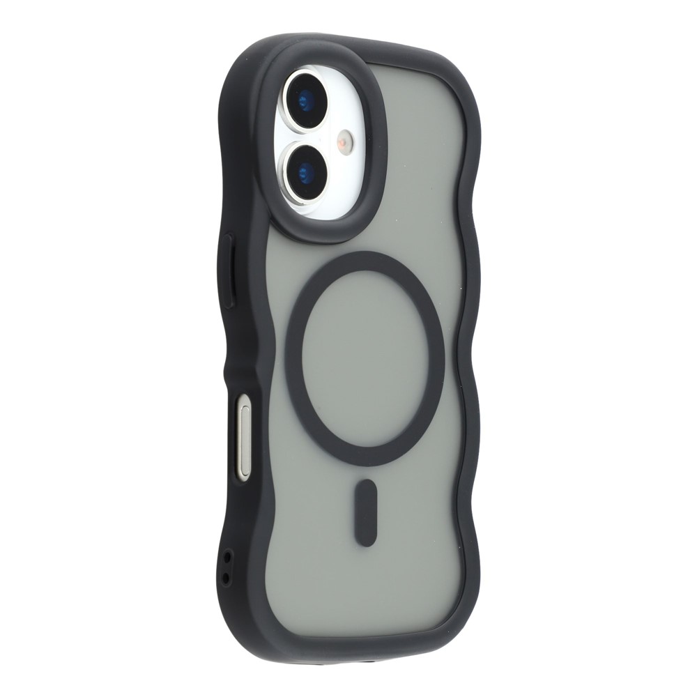  iPhone 17 Skal MagSafe Wavy Matt Svart