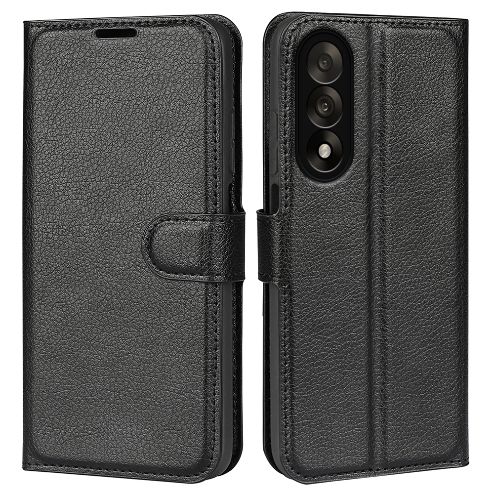  OnePlus Nord 5 5G Fodral Litchi Läder Svart