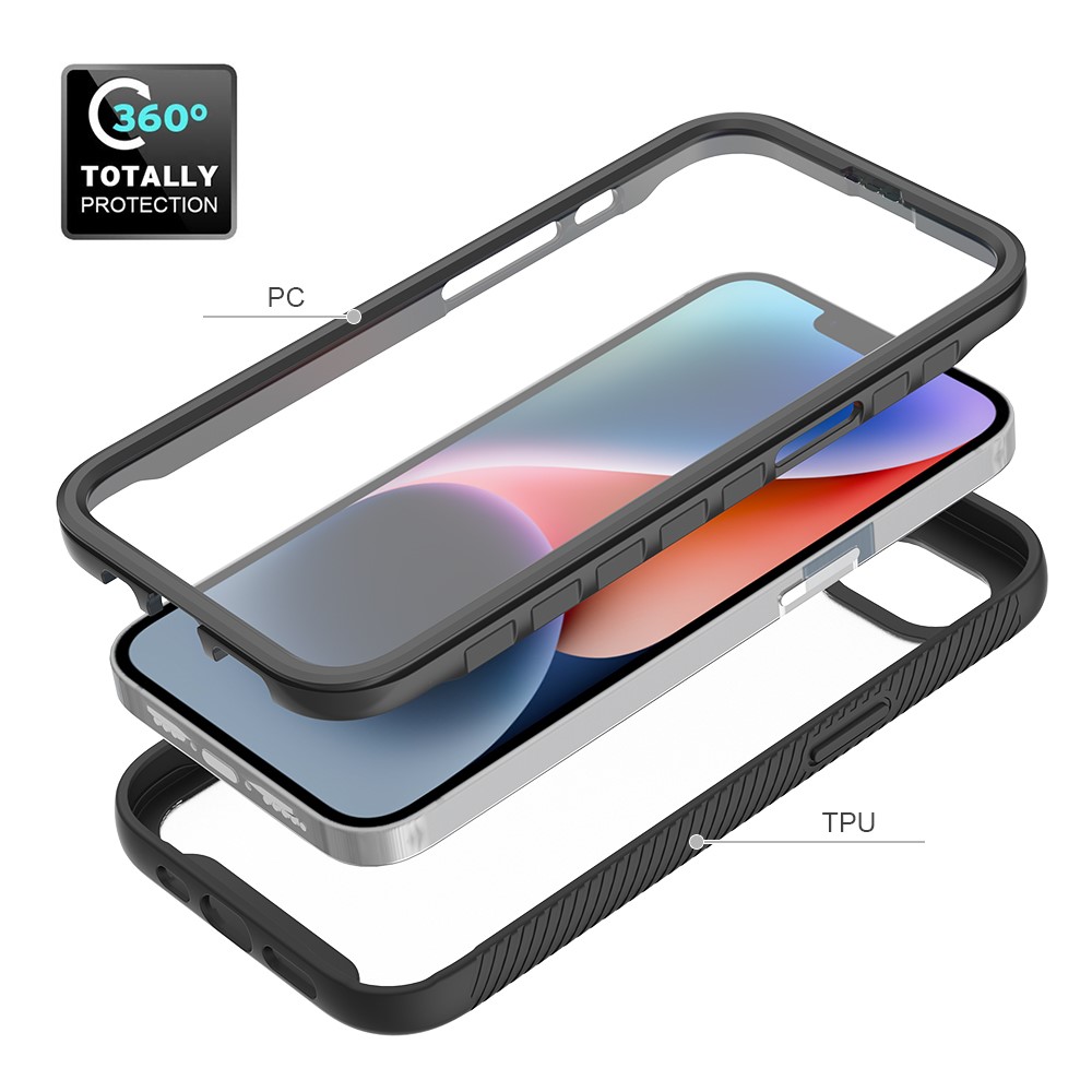  iPhone 17e / 16e Skal 360 Hybrid Defense Svart