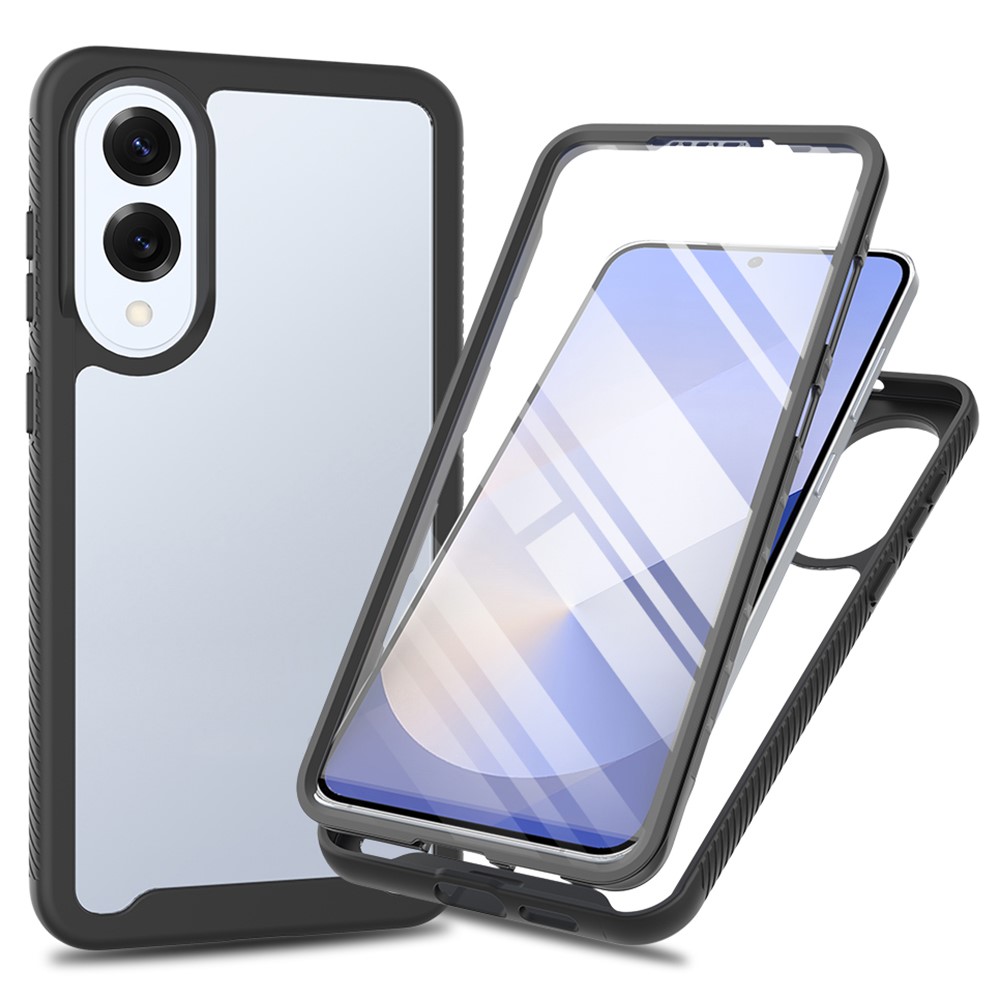  Samsung Galaxy S25 Edge Skal 360 Hybrid Defense Svart