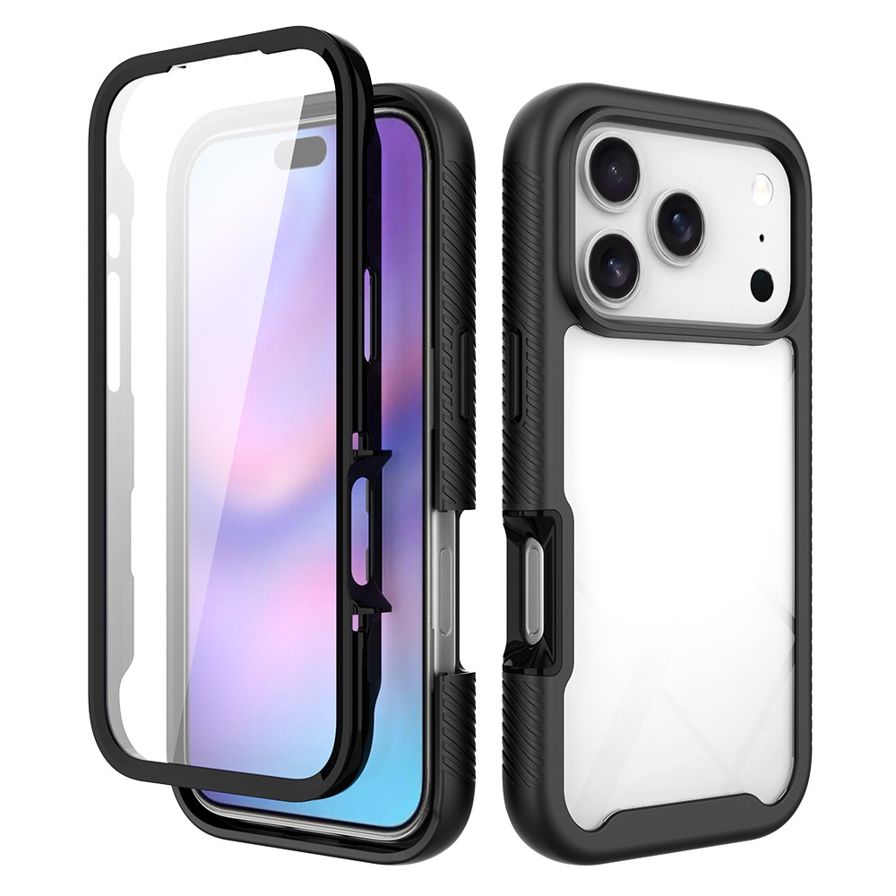  iPhone 17 Pro Skal 360 Hybrid Defense Svart