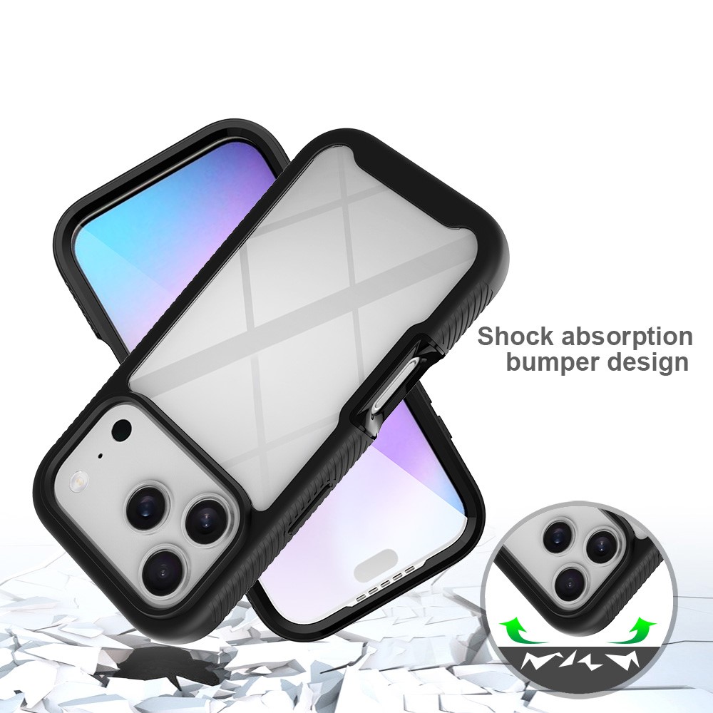  iPhone 17 Pro Skal 360 Hybrid Defense Svart