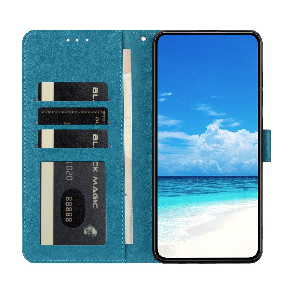  Xiaomi Redmi 15C Fodral Fjäril Tryck Blå