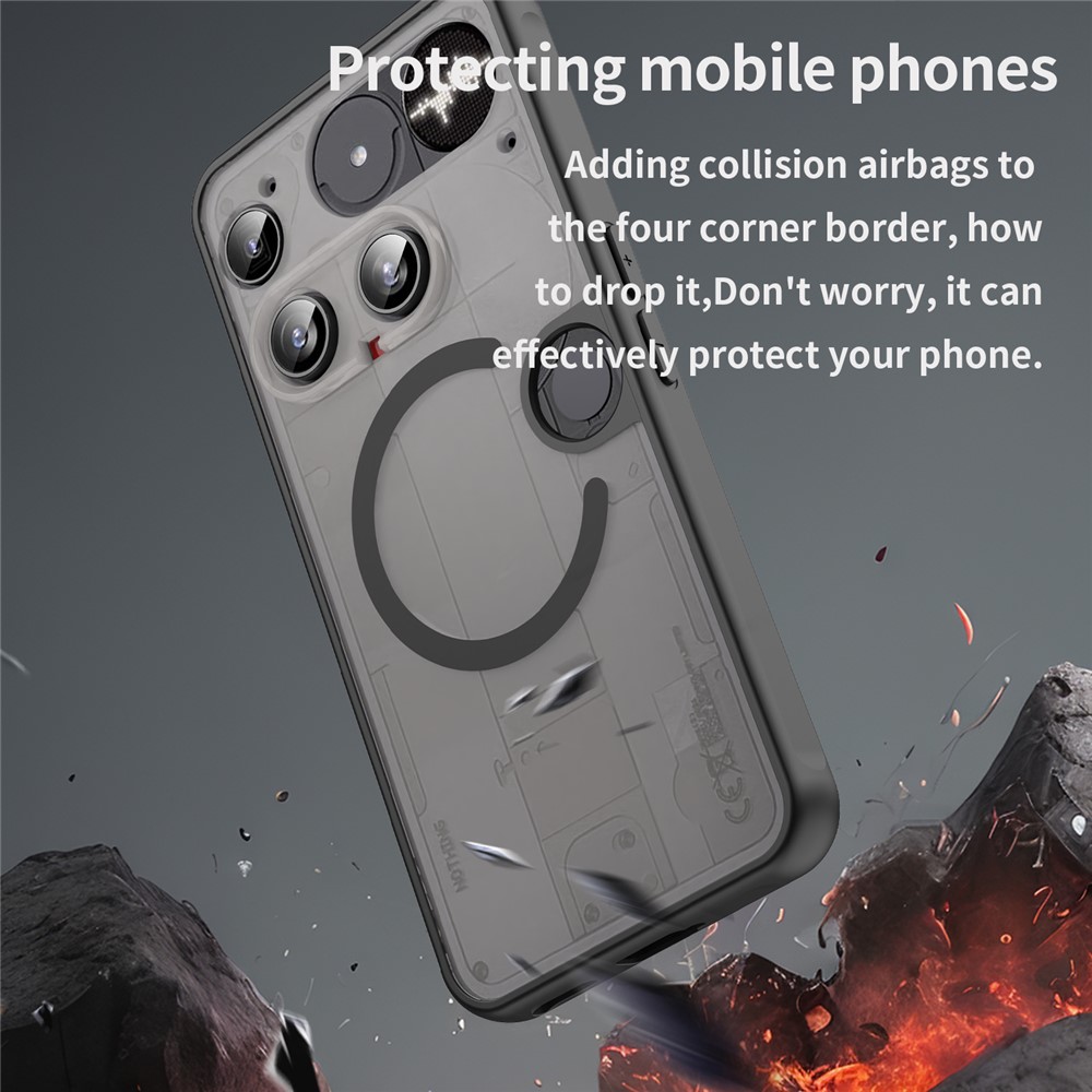  Nothing Phone 3 Skal MagSafe Hybrid Svart
