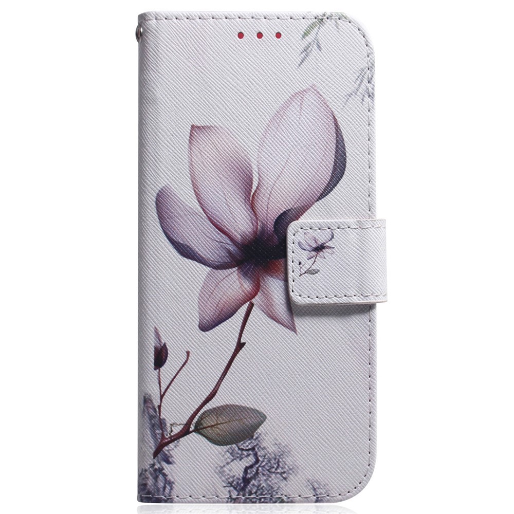  Xiaomi Redmi 15C Fodral Med Tryck Rosa Blomma