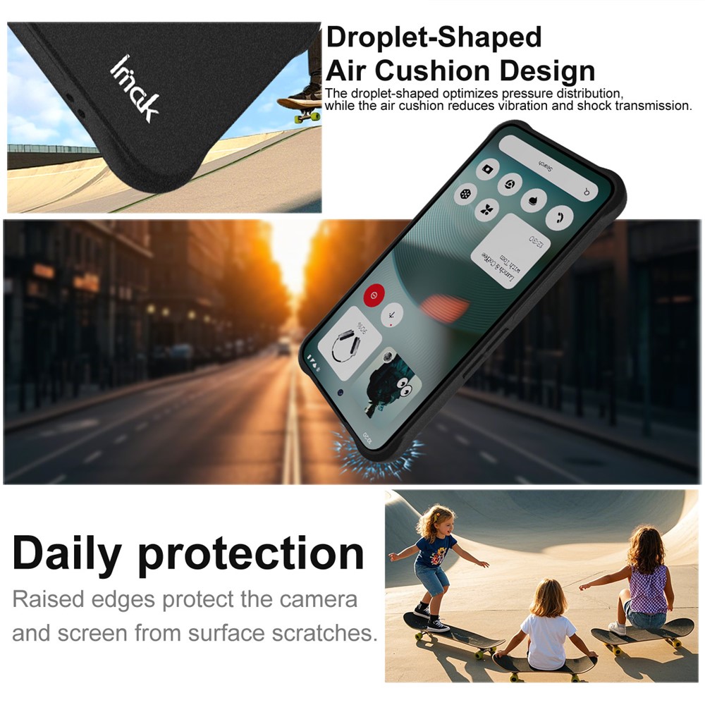 IMAK IMAK Nothing Phone 3 Skal Airbag Shockproof Svart