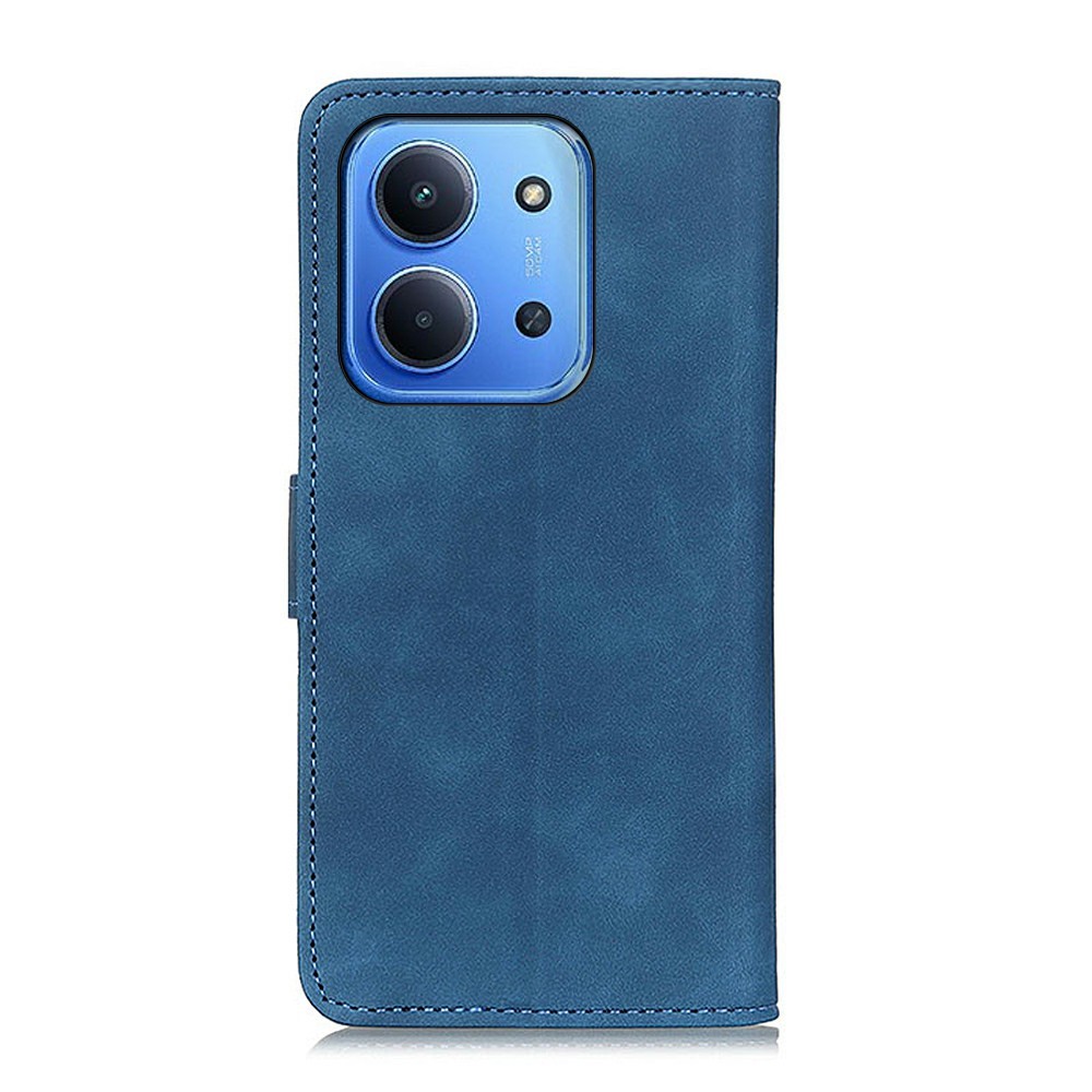 KHAZNEH KHAZNEH Xiaomi Redmi 15C Fodral Retro Läder Blå