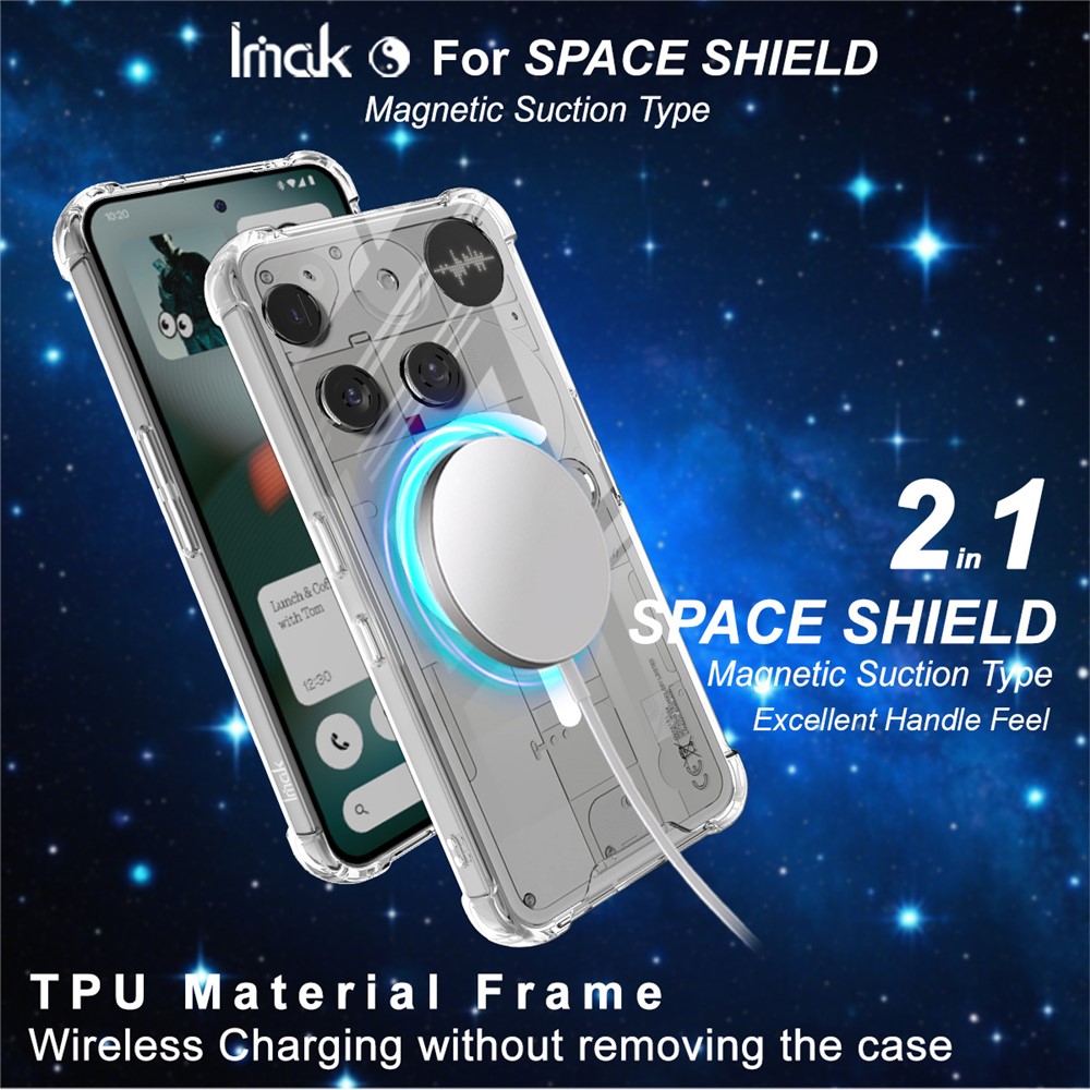 IMAK IMAK Nothing Phone 3 Skal MagSafe Shockproof Transparent