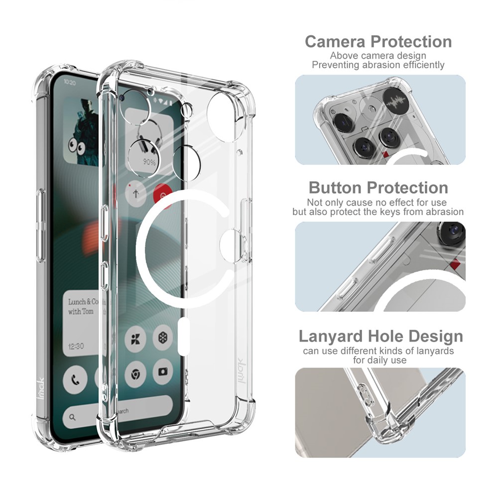 IMAK IMAK Nothing Phone 3 Skal MagSafe Shockproof Transparent