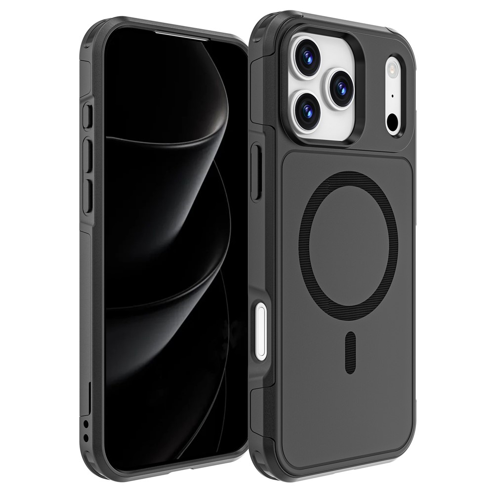  iPhone 17 Pro Max Skal MagSafe Hybrid Svart