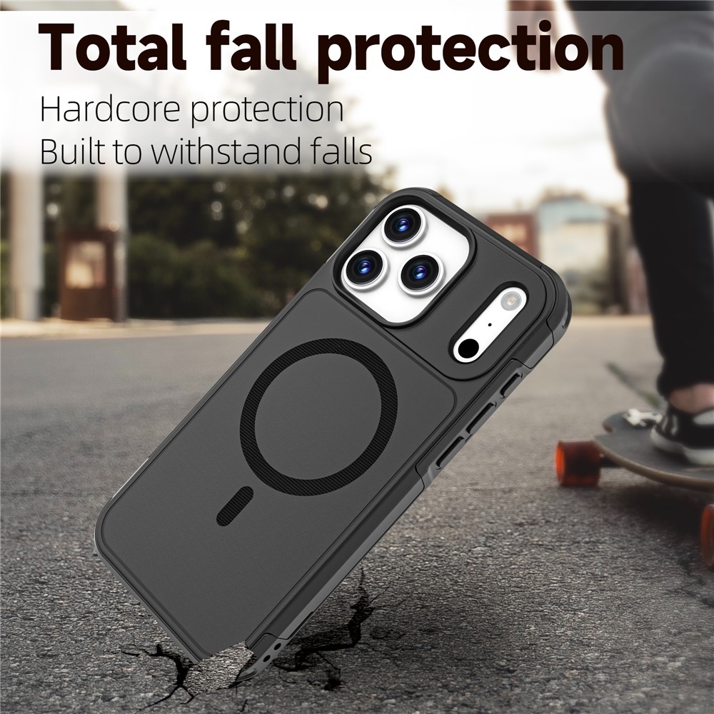  iPhone 17 Pro Max Skal MagSafe Hybrid Svart