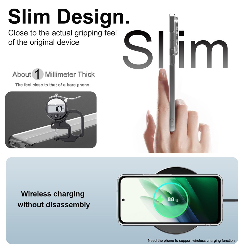 IMAK IMAK Xiaomi Redmi 15 Skal TPU Transparent