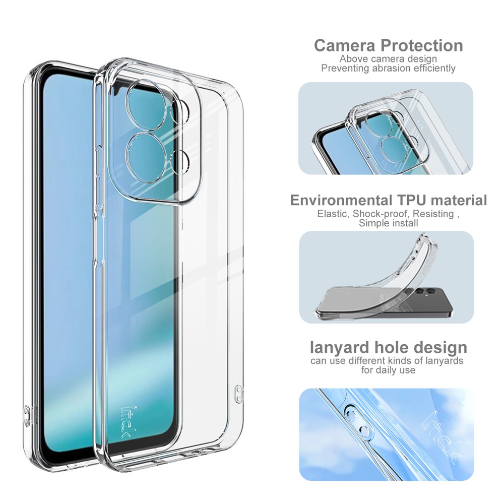IMAK IMAK Xiaomi Redmi 15C Skal TPU Transparent