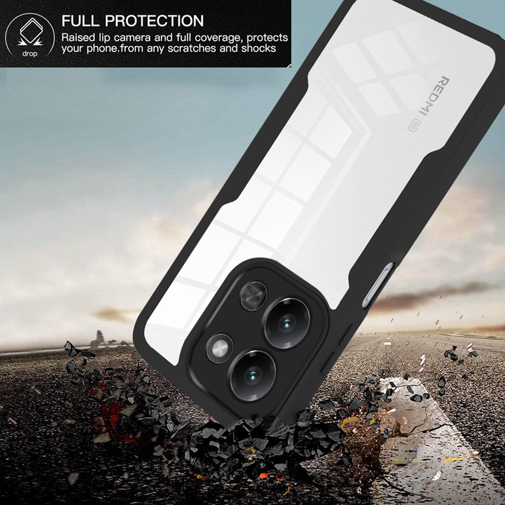  Xiaomi Redmi 15C Skal 360 Hybrid Defense Svart