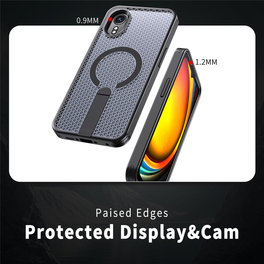  Samsung Galaxy Xcover 7 Skal MagSafe Kickstand Svart