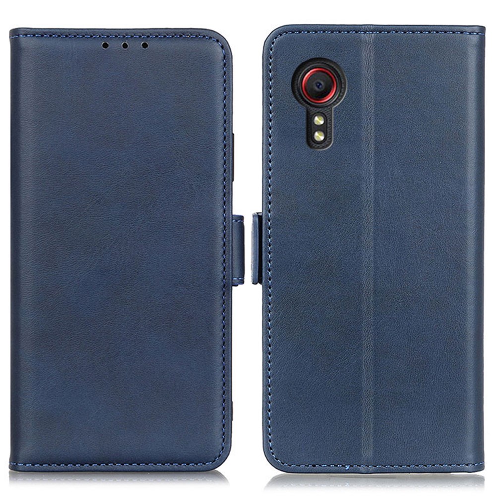  Samsung Galaxy Xcover 7 Fodral Läder Blå