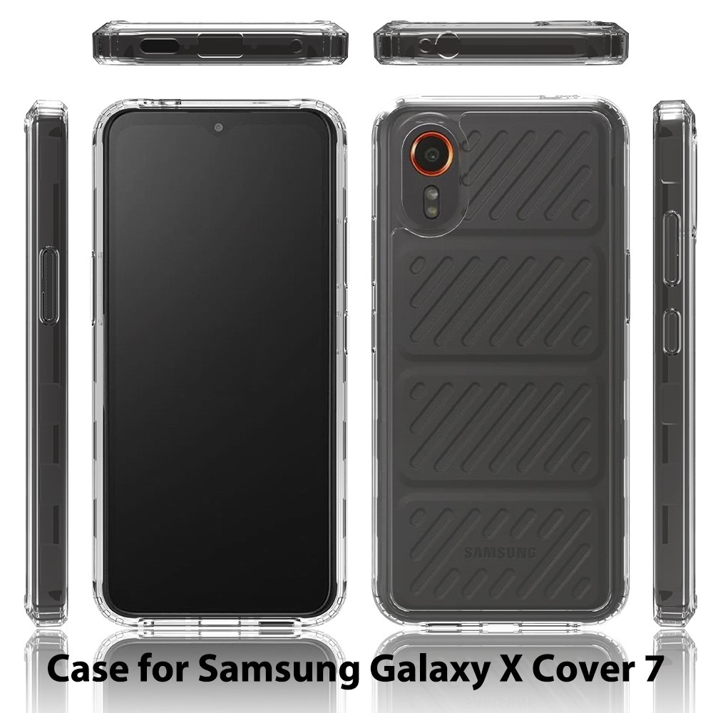  Samsung Galaxy Xcover 7 Skal TPU / Akryl Transparent
