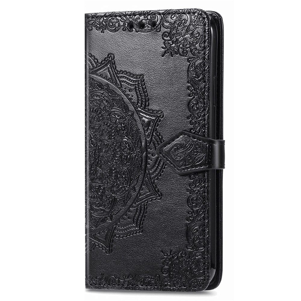  Samsung Galaxy Xcover 7 Fodral Mandala Läder Svart